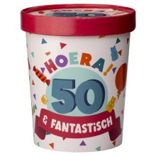 Paperdreams Gobelet à bonbons Ø12x14cm - 50 ans