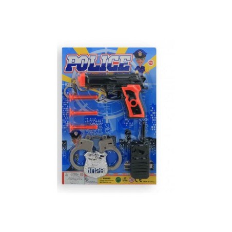 Jeu de police 7 pièces sur carte