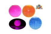 Boule rebondissante disco avec lumière 6cm