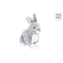 Peluche lapin Take Me Home L gris 28cm