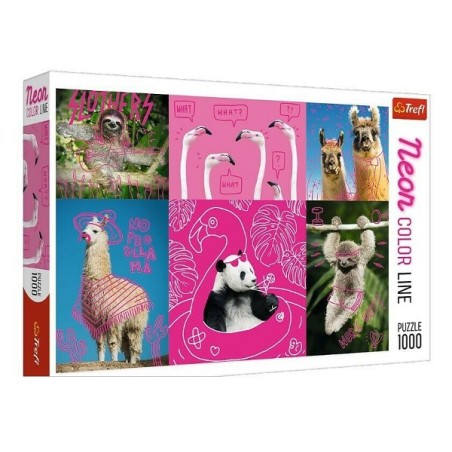Puzzle Mad Beasts NÉON 1000 pièces