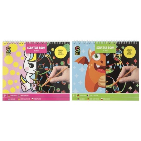 Grafix Livre à gratter 10 pages 20x24cm