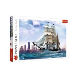 Puzzel Zeilen tegen Chicago 500 stukjes