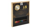 Grafix Kleurpotloden in houten box 18-delig