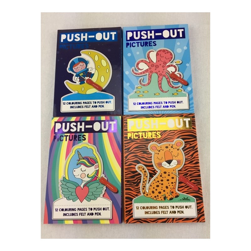 Prikblok met vilt, prikpen en 12 prikkaarten