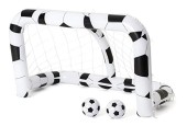 But de football gonflable Bestway 213x117x125cm avec 2 ballons