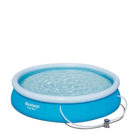 Piscine Bestway FastSet 366x76cm + pompe 12Volt