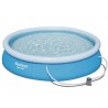 Piscine Bestway FastSet 457x84cm + pompe 12 Volts