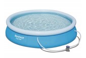 Piscine Bestway FastSet 457x84cm + pompe 12 Volts