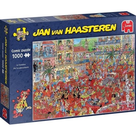 Jumbo Jan van Haasteren puzzel La Tomatina 1000 stukjes
