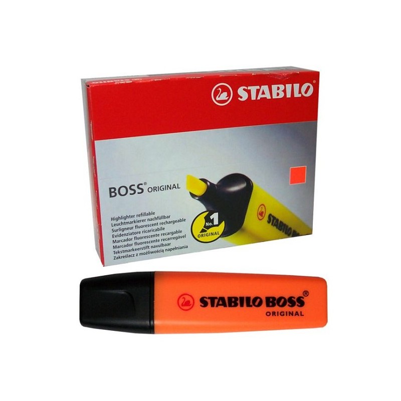 Stabilo  tekstmarker Boss original oranje 10st