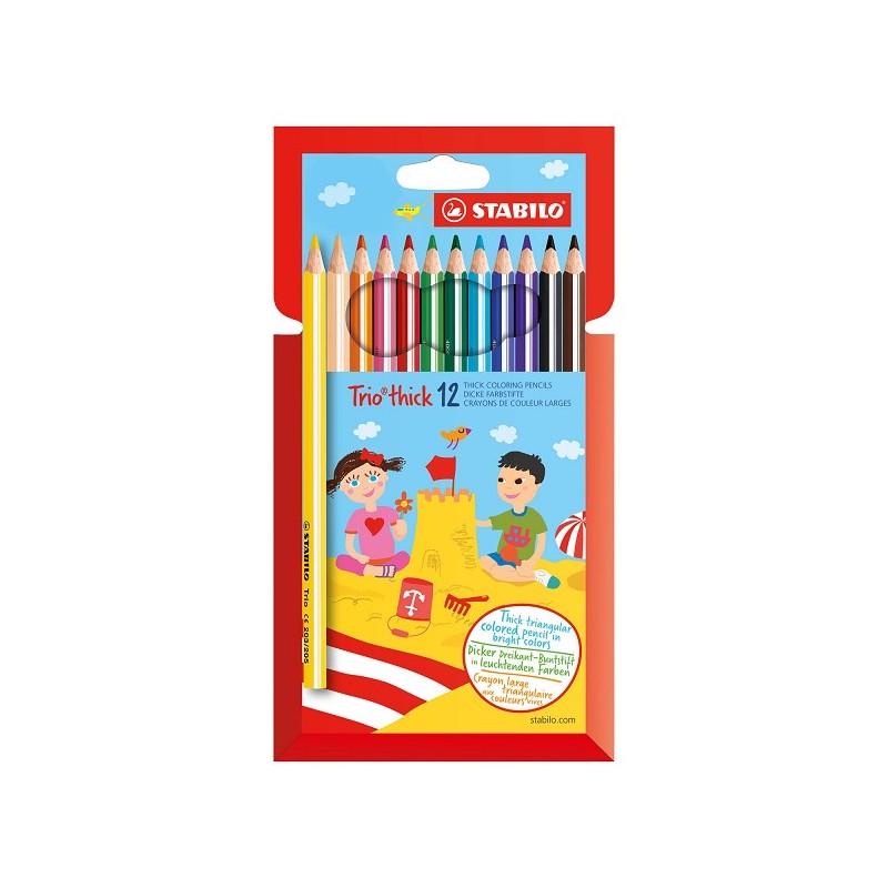 Stabilo Trio dik kleurpotlood 12 st