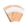 Cosy&Trendy Koffiefilterhouder rubberwood 16x4x22cm