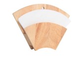 Cosy&Trendy Koffiefilterhouder rubberwood 16x4x22cm