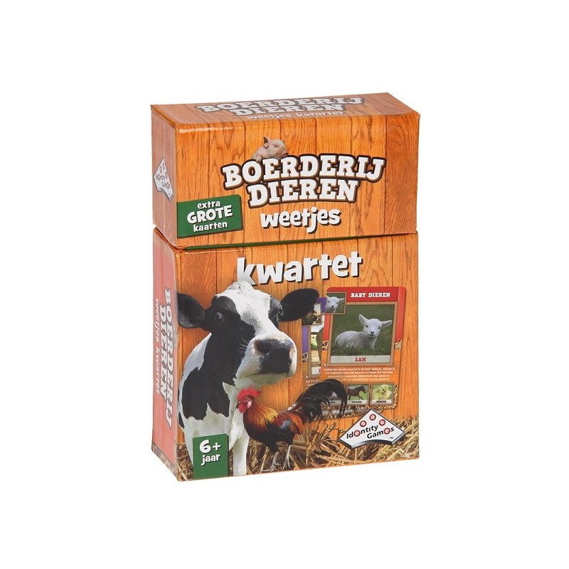 IdentityGames Weetjes kwartet Boerderijdieren