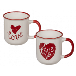 Koffiemok I Love You / Love Ø7,5x8cm