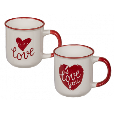 Tasse à café Je t'aime / Amour Ø7,5x8cm