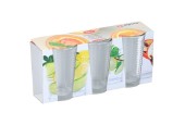 Alpina Drinkglasset 3-delig 220ml met ribbel H10,5 cm