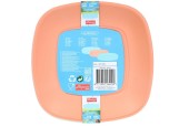 Set d'assiettes plastique 3 pièces 20x20x1,7cm