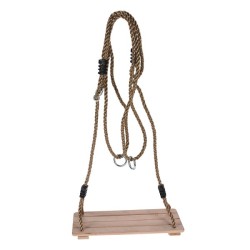 Balançoire bois 40x16cm Longueur corde 210cm