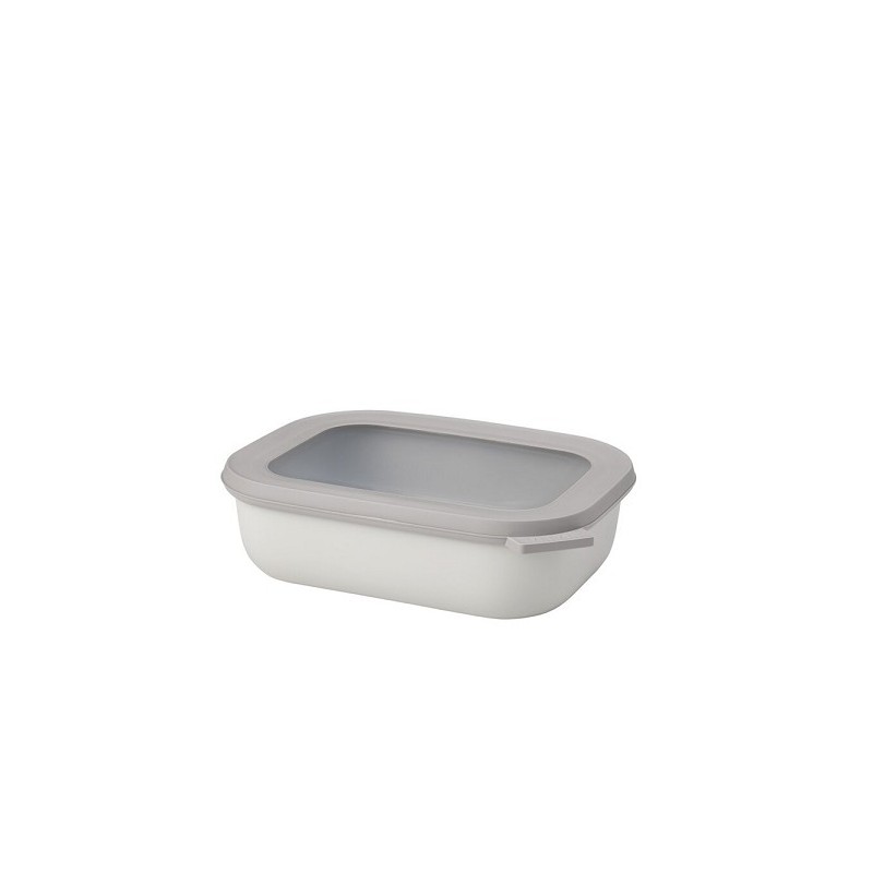 Mepal Multibowl cirqula rectangulaire 1000ml - blanc nordique 21,2x16,2x6,1cm