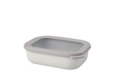 Mepal Multikom cirqula rechthoekig 1000ml - nordic white 21,2x16,2x6,1cm