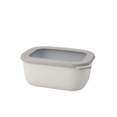 Mepal Multibowl cirqula rectangulaire 1500ml - blanc nordique 21,2x16,2x8,9cm