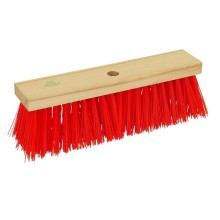Straatbezem Rood/groen 36 Cm FSC
