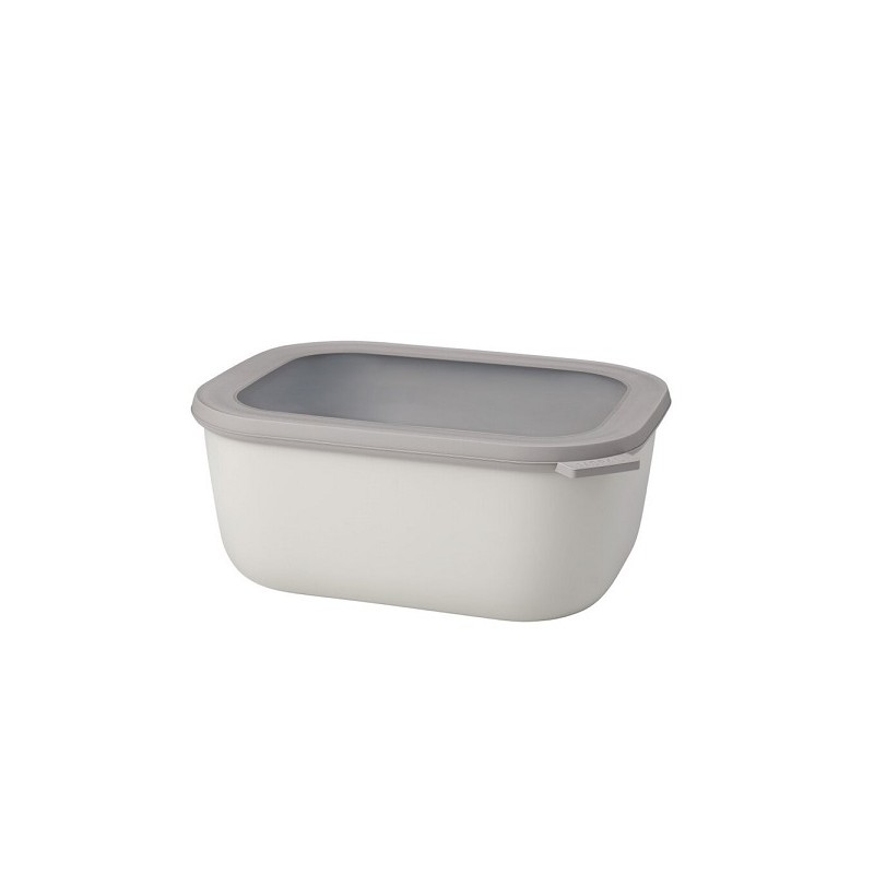 Mepal Multikom cirqula rechthoekig 3000ml - nordic white 24,9x19,8x10,4cm