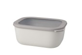 Mepal Multibowl cirqula rectangulaire 3000ml - blanc nordique 24,9x19,8x10,4cm