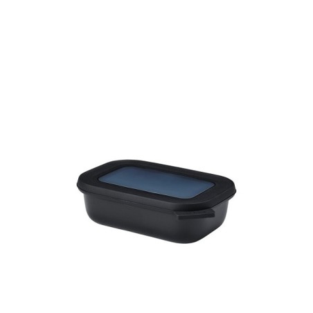Mepal Multibowl cirqula rectangulaire 500ml - nordique noir 17,6x12,6x5,1cm