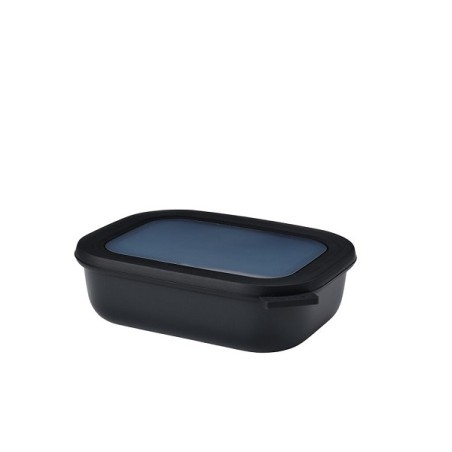 Mepal Multibowl cirqula rectangulaire 1000ml - nordique noir 21,2x16,2x6,1cm