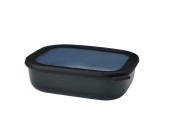 Mepal Multibowl cirqula rectangulaire 2000ml - nordique noir 24,9x19,8,7cm