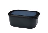 Mepal Multikom cirqula rechthoekig 3000ml - nordic black 24,9x19,8x10,4cm