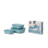 Mepal set cirqula rechthoekig 3-dlg (500+1000+2000ml) - nordic green