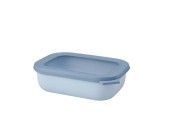 Mepal Multibowl cirqula rectangulaire 1000ml - bleu nordique 21,2x16,2x6,1cm