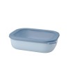 Mepal Multibowl cirqula rectangulaire 2000ml - bleu nordique 24,9x19,8,7cm