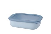 Mepal Multibowl cirqula rectangulaire 2000ml - bleu nordique 24,9x19,8,7cm