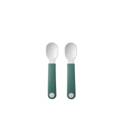 Mepal set cuillère d'entraînement mio 2 pièces - turquoise profond