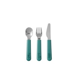 Mepal set de couverts pour enfants mio 3 pièces - turquoise foncé