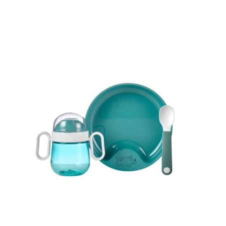 Mepal ensemble bébé mio 3 pièces - turquoise profond