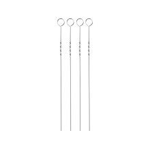 Stylos barbecue 38cm lot de 4 pièces en métal