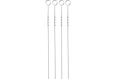 Stylos barbecue 38cm lot de 4 pièces en métal