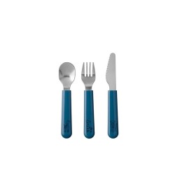 Mepal set de couverts pour enfants mio 3 pièces - bleu profond