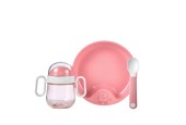 Mepal set babyservies mio 3-delig - deep pink