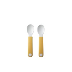 Mepal set cuillère d'entraînement mio 2 pièces - jaune