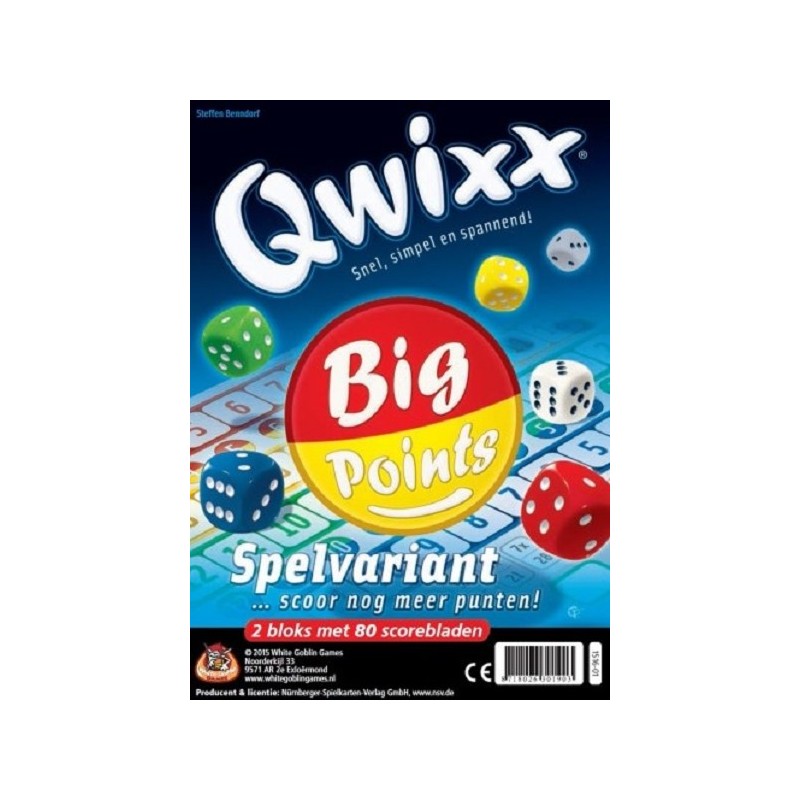 White Goblin Games Qwixx Gros Point