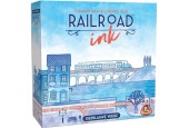 White Goblin Games Railroad Ink: diepblauwe versie