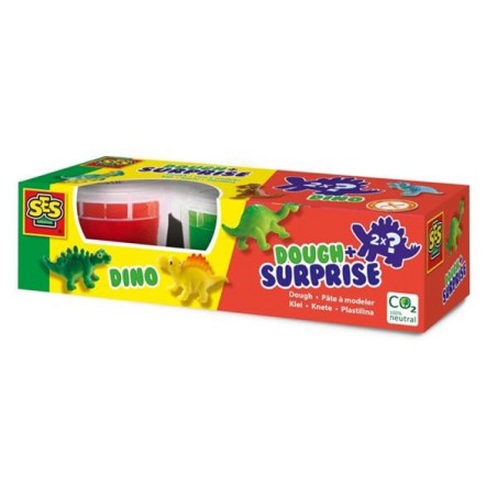 Ses Klei met surprise - Dino