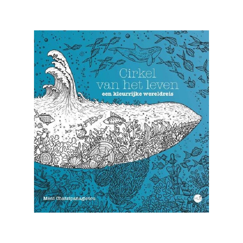 Cirkel van het leven - een kleurrijke wereldreis